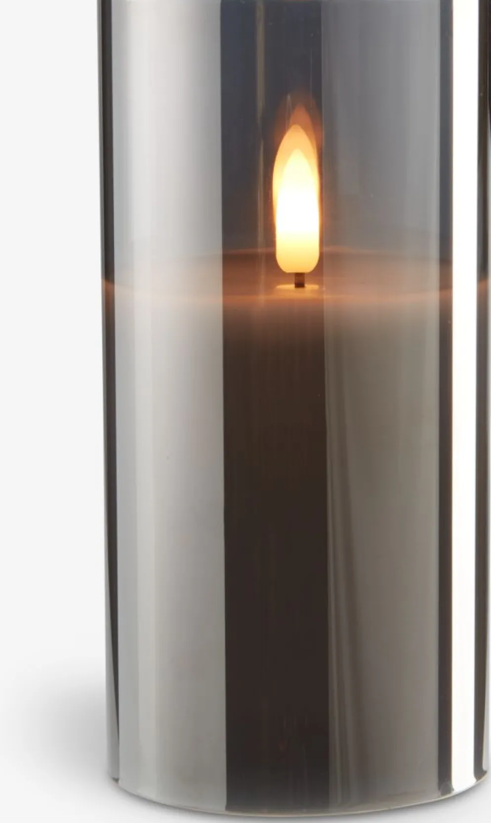 KLAUSBougie pilier LED KLAUS Ø8xH15cm gris
