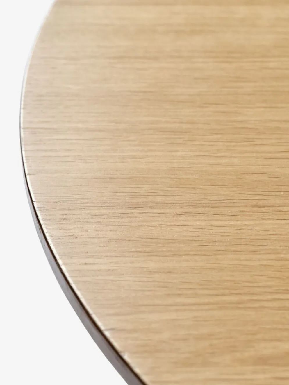 KLIPLEVTable basse KLIPLEV Ø80 coloris chêne naturel