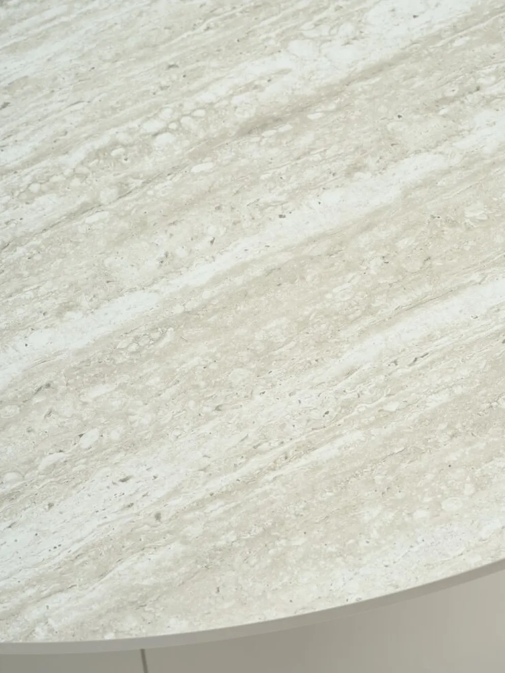 KLIPLEVTable KLIPLEV Ø120 coloris travertin/beige
