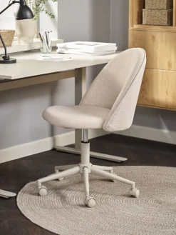 KOKKEDALChaise de bureau KOKKEDAL tissu beige/beige