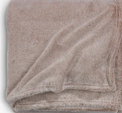 KRATTFIOLPlaid polaire KRATTFIOL 200x220 taupe