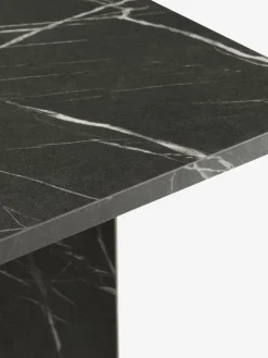 KRONDALTable KRONDAL 90x180 imitation marbre noir