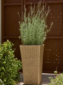 KUBBPanier pour plantes KUBB l36xL36xH70 naturel