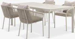 KUMLA + GILJAKUMLA L200 table + 4 GILJA chaises beige