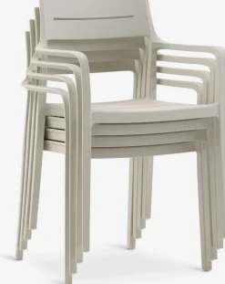 KUMLA + INGSTRUPKUMLA L200 table + 4 INGSTRUP chaises beige