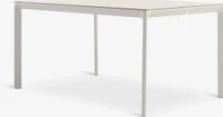 KUMLA + INGSTRUPKUMLA L150 table + 4 INGSTRUP chaises beige