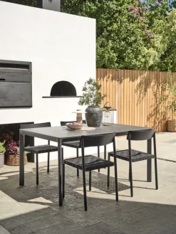 KUMLATable de jardin KUMLA l95xL150 gris
