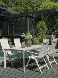 KUMLATable de jardin KUMLA l95xL200 beige