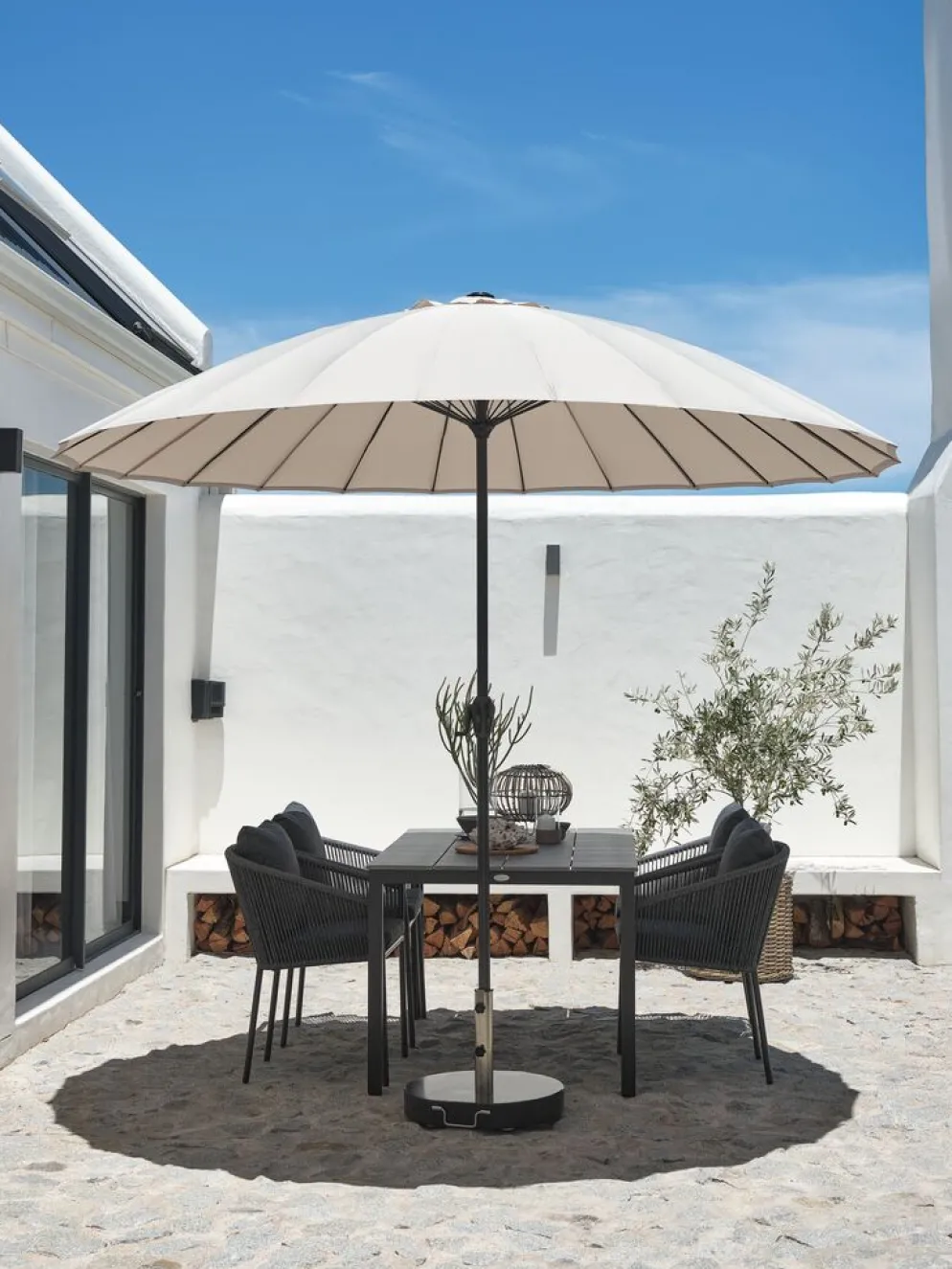 LAMMEHAVEParasol LAMMEHAVE Ø270 beige