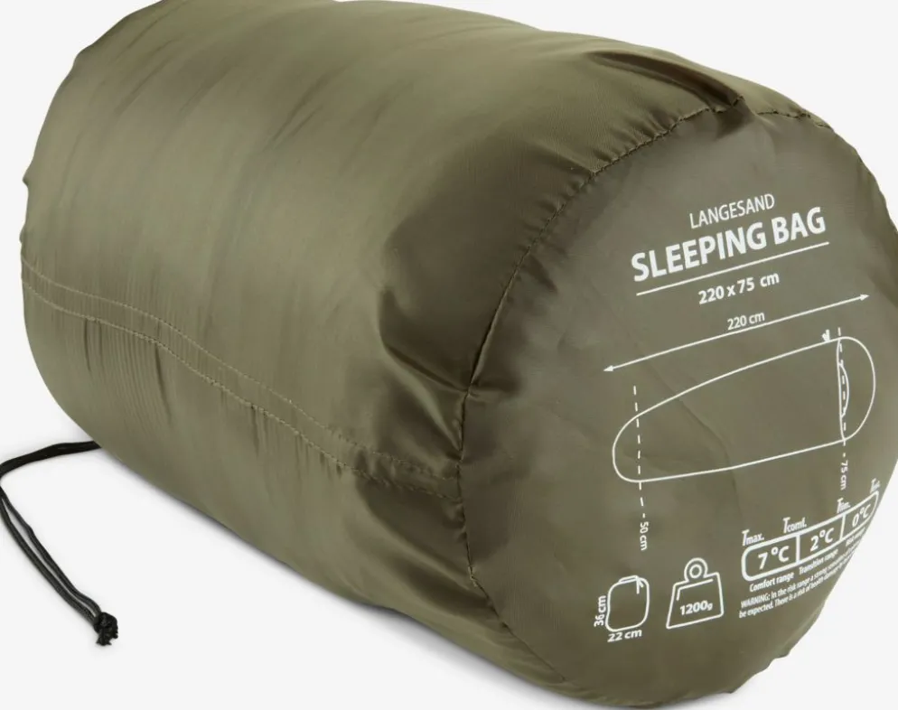 LANGESANDSac de couchage LANGESAND l75xL220 kaki