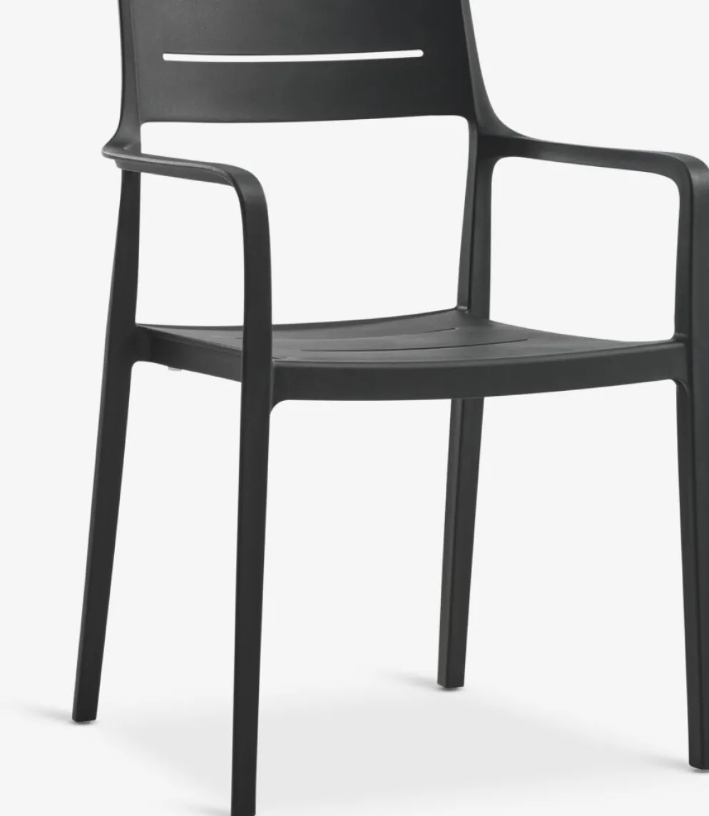 LANGET + INGSTRUPLANGET L207 table + 4 INGSTRUP chaises noir