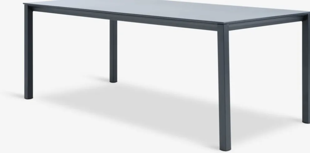 LANGETTable de jardin LANGET l95xL207 noir