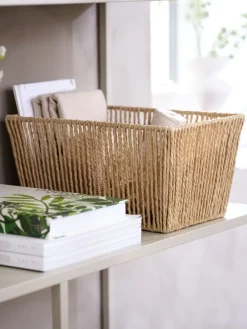 LARSEMILPanier LARSEMIL l23xL33xH17cm naturel