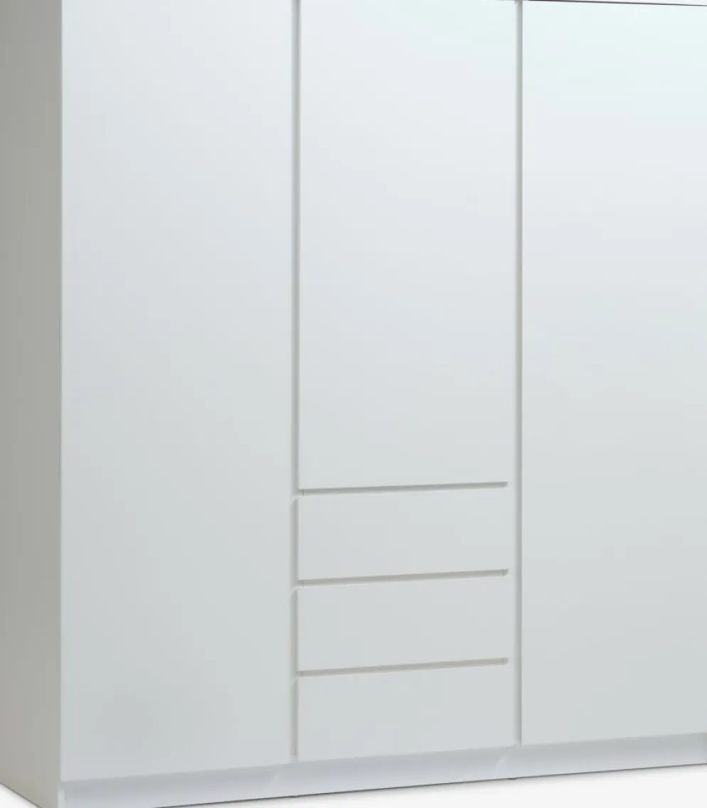 LIMFJORDENArmoire LIMFJORDEN 180x200 combi blanc