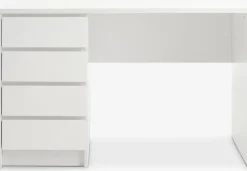 LIMFJORDENBureau LIMFJORDEN 60x120 4 tiroirs blanc