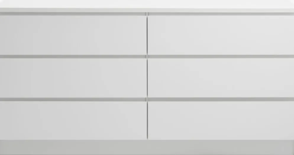 LIMFJORDENCommode 3+3 tiroirs LIMFJORDEN blanc