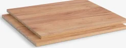 LIMFJORDENTablettes p/LIMFJORDEN 3 portes 2pcs coloris chêne naturel