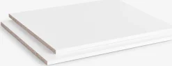 LIMFJORDENTablettes pour LIMFJORDEN 3 portes 2pcs/pqt blanc