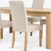 LINTRUP + TUREBYLINTRUP L190/280 table colo. chêne + 4 TUREBY chaises beige