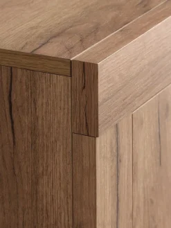 LINTRUPBuffet LINTRUP 2 portes 3 tiroirs coloris chêne naturel