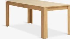 LINTRUPTable LINTRUP 90x190/280 coloris chêne naturel