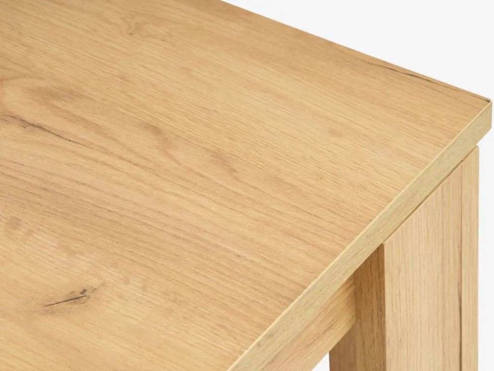 LINTRUPTable LINTRUP 90x190/280 coloris chêne naturel