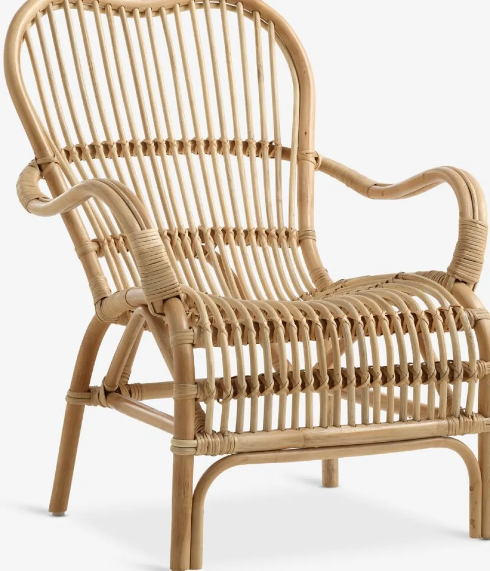 LISELEJEFauteuil LISELEJE dossier haut naturel