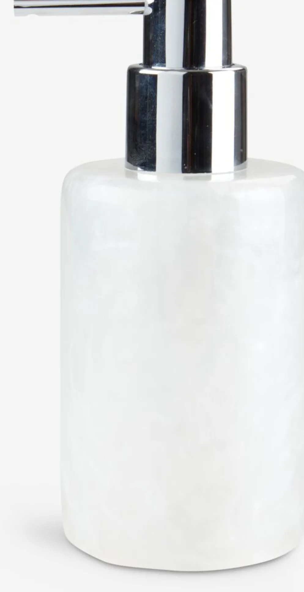 LISTERBYDistributeur de savon LISTERBY blanc effet nacre