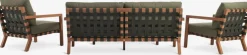 LITSBACKENEnsemble lounge LITSBACKEN 4,5 personnes eucalyptus