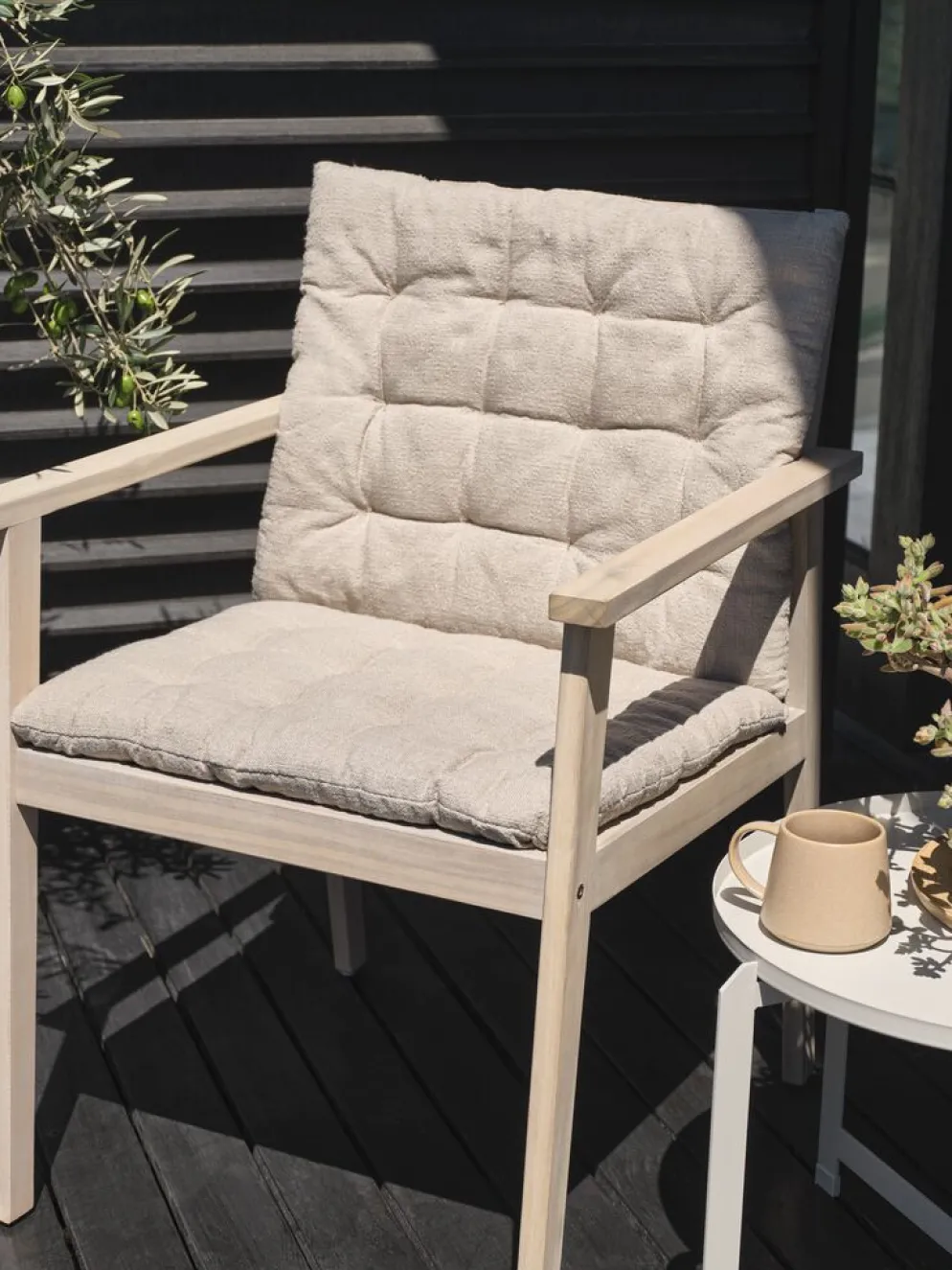 LODSHOLMCoussin de jardin pour fauteuil lounge LODSHOLM sable