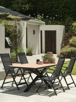 LOMMAChaise inclinable LOMMA noir