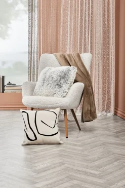 LOTUSCoussin LOTUS 50x50 blanc/gris
