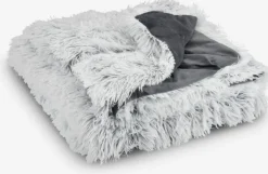LOTUSPlaid LOTUS 135x195 blanc/gris