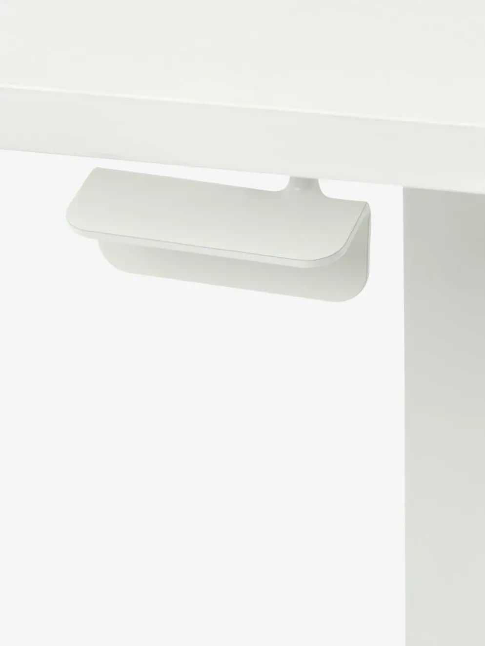 LUNDTOFTBureau à hauteur réglable a/vérin à gaz LUNDTOFT 40x70 blanc