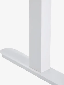 LUNDTOFTBureau hauteur réglable a/vérin à gaz LUNDTOFT 70x130 blanc