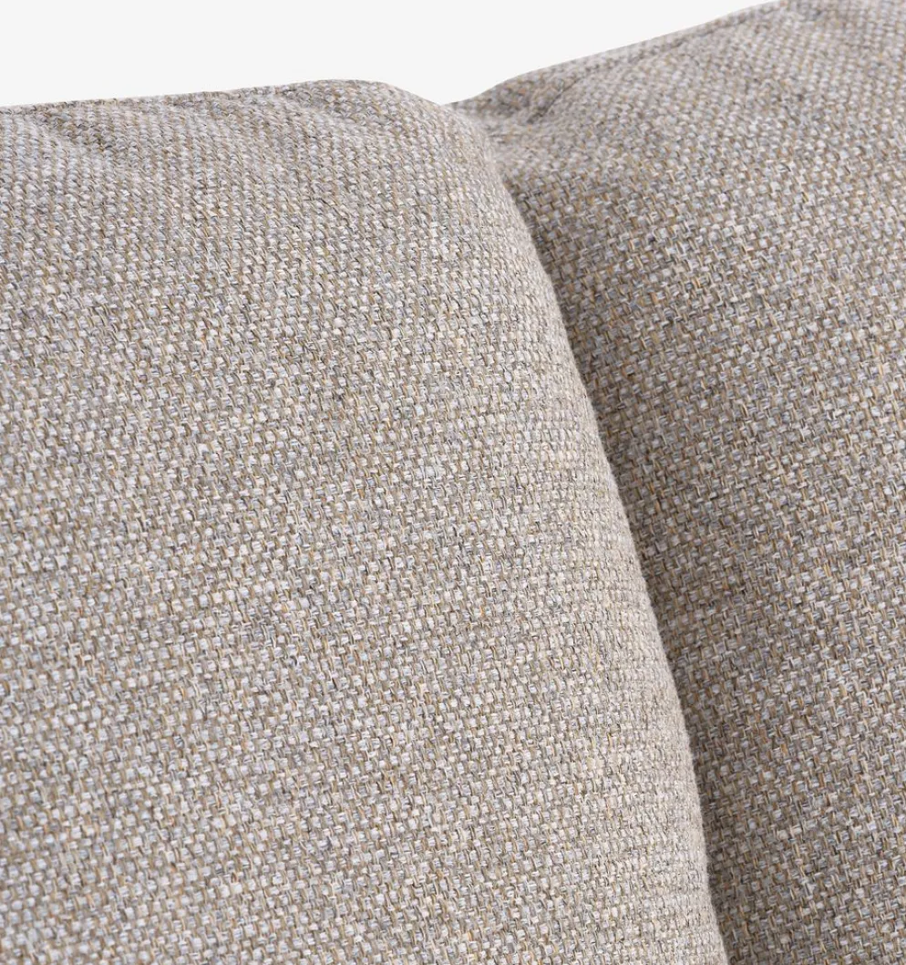 LYBYCanapé modulable LYBY 5 personnes angle tissu sable