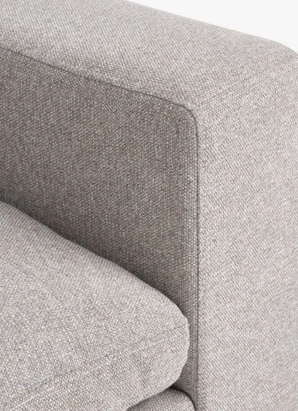 LYBYCanapé modulable LYBY 5 personnes méridienne tissu sable