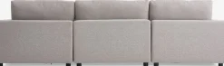 LYBYCanapé modulable LYBY 3 places tissu sable