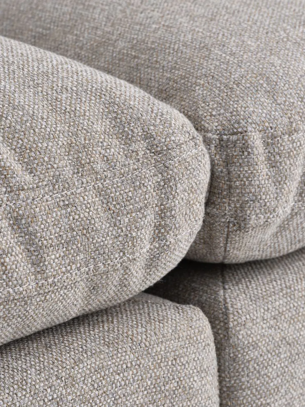 LYBYCanapé modulable LYBY 3 places tissu sable