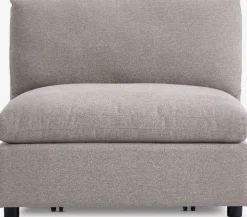 LYBYModule canapé LYBY central tissu sable
