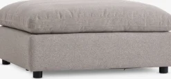 LYBYModule canapé LYBY méridienne/pouf tissu sable