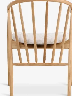 LYKSBORGChaise LYKSBORG chêne naturel/tissu blanc cassé