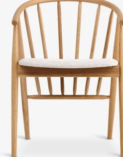 LYKSBORGChaise LYKSBORG chêne naturel/tissu blanc cassé