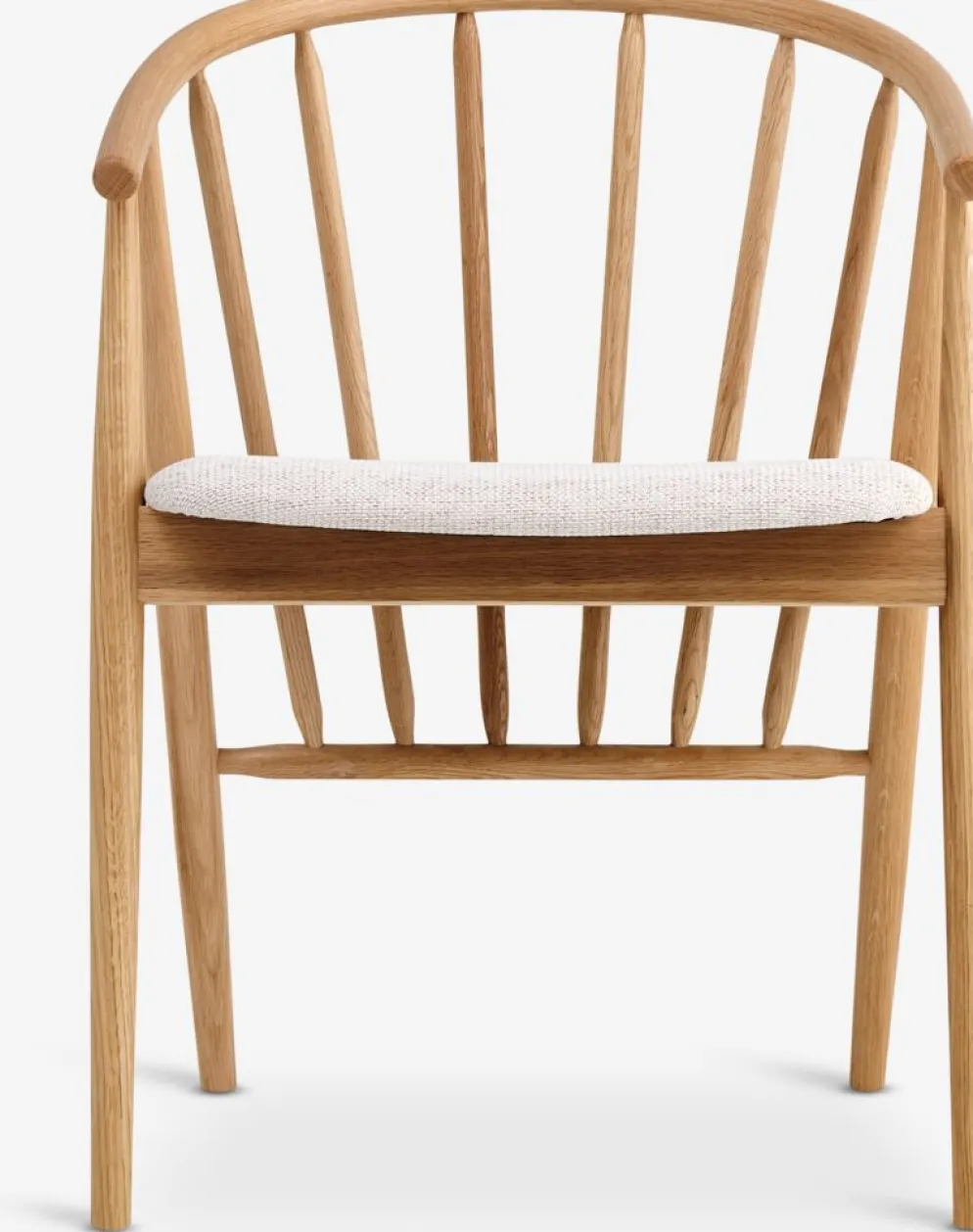 LYKSBORGChaise LYKSBORG chêne naturel/tissu blanc cassé
