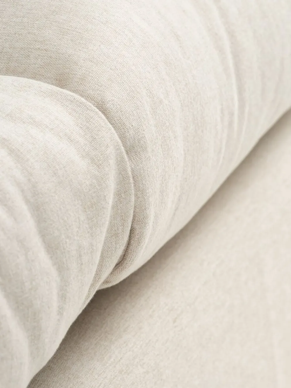 LYNGAACanapé LYNGAA 3 places housse amovible tissu beige