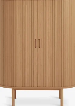 LYNGVIGArmoire LYNGVIG 90 cm 2 portes tambours chêne naturel