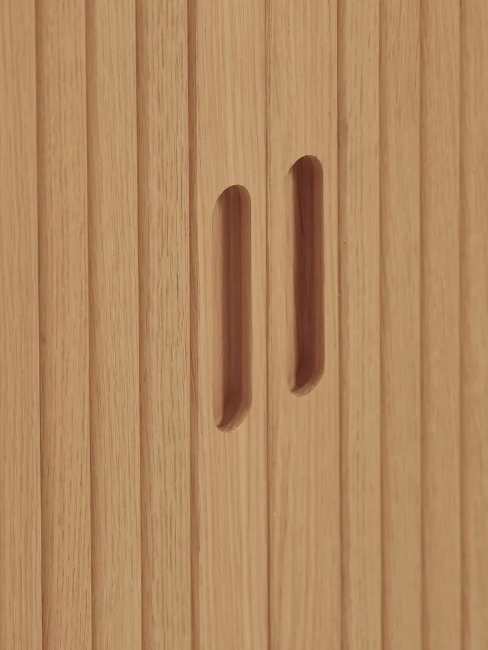 LYNGVIGArmoire LYNGVIG 90 cm 2 portes tambours chêne naturel