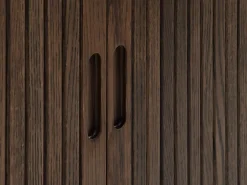 LYNGVIGBuffet LYNGVIG 160 cm 2 portes tambours chêne foncé