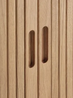 LYNGVIGBuffet LYNGVIG 120cm 2 portes tambours chêne naturel