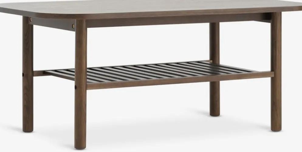 LYNGVIGTable basse LYNGVIG 60x110 1 tablette chêne foncé